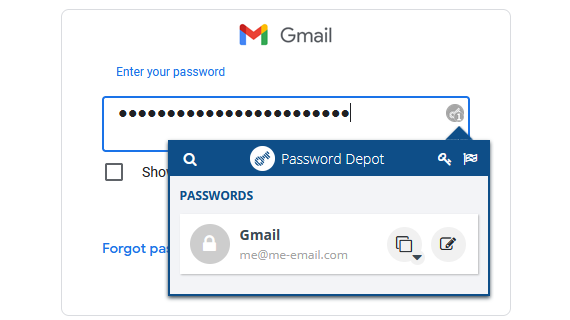 Automatic filling of your data